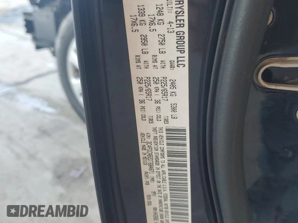 2013 Dodge Journey American Value with VIN 3C4PDCAB2DT684871, listed as a Copart auction lot 52288915 with 119,569 mi miles and Salvage title. Bid and sale history available at DreamBid. Image 13.