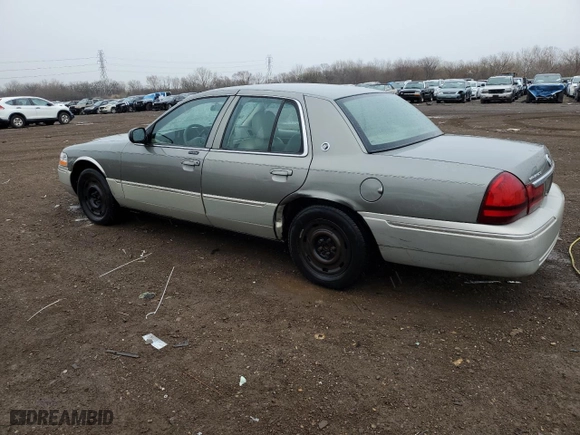 2004 Mercury Grand Marquis GS with VIN 2MEFM74W34X649223, listed as a Copart auction lot 51854155 with 124,398 mi miles and Salvage Title. Bid and sale history available at carsss.com. Image 2.