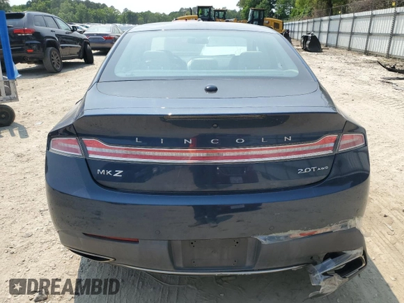 2017 Lincoln MKZ Select с VIN 3LN6L5D90HR619602, выставлен на аукционе Copart как лот 59420625 с пробегом 77 403 миль миль и Списание • Salvage title. История ставок и продаж доступна на DreamBid. Изображение 6.