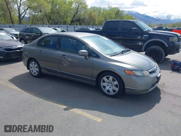 2008 Honda Civic LX with VIN 2HGFA16508H349331, listed as a IAAI auction lot 42078127 with 211,570 mi miles and . Bid and sale history available at DreamBid. Image 1.