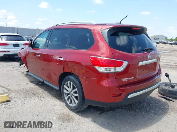 2016 Nissan Pathfinder S with VIN 5N1AR2MM5GC628370, listed as a IAAI auction lot 42193653 with 149,120 mi miles and . Bid and sale history available at DreamBid. Image 3.