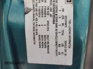 1997 Chevrolet Cavalier with VIN 1G1JC5242V7250484, listed as a Copart auction lot 42907845 with 150,953 mi miles and Salvage Title. Bid and sale history available at DreamBid. Image 12.