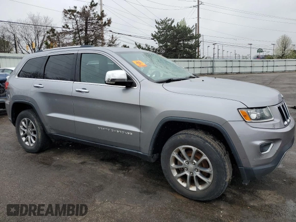 2015 Jeep Grand Cherokee Limited with VIN 1C4RJFBG2FC854920, listed as a Copart auction lot 52021545 with 162,960 mi miles and Clean Title. Bid and sale history available at carsss.com. Image 4.