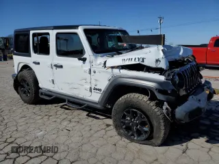 2020 Jeep Wrangler Unlimited Willys with VIN 1C4HJXDN4LW169762, listed as a Copart auction lot 48365065 with 34,823 mi miles and Salvage title. Bid and sale history available at DreamBid. Image 4.