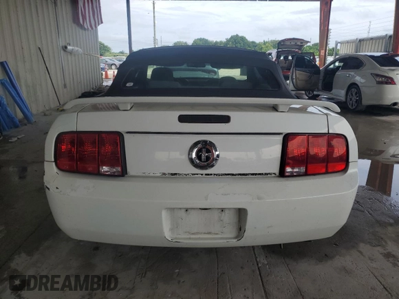 2006 Ford Mustang Standard with VIN 1ZVFT84N565202458, listed as a Copart auction lot 75310324 with 123,833 mi miles and Clean Title. Bid and sale history available at carsss.com. Image 6.