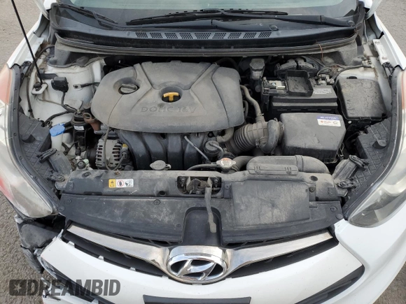 2013 Hyundai Elantra Coupe GS with VIN KMHDH6AE3DU016131, listed as a Copart auction lot 74625614 with 75,332 mi miles and Non Repairable. Bid and sale history available at carsss.com. Image 12.