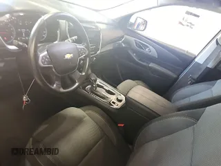 2021 Chevrolet Traverse LT Cloth with VIN 1GNEVMKWXMJ220477, listed as a IAAI auction lot 42842579 with 62,180 mi miles and . Bid and sale history available at DreamBid. Image 2.