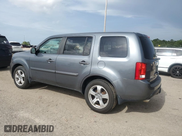2013 Honda Pilot EX-L with VIN 5FNYF4H50DB017543, listed as a Copart auction lot 59842665 with 119,864 mi miles and Salvage title. Bid and sale history available at DreamBid. Image 2.