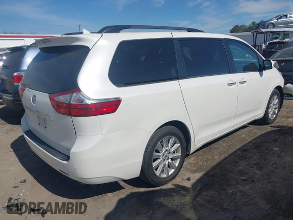 2017 Toyota Sienna XLE Auto Access Seat with VIN 5TDYZ3DCXHS779396, listed as a IAAI auction lot 41634198 with 99,283 mi miles and . Bid and sale history available at DreamBid. Image 4.