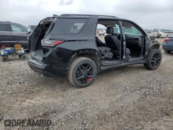 2019 Chevrolet Traverse Premier with VIN 1GNERKKW1KJ116076, listed as a Copart auction lot 51082545 with 0 mi miles and Salvage Title. Bid and sale history available at carsss.com. Image 3.