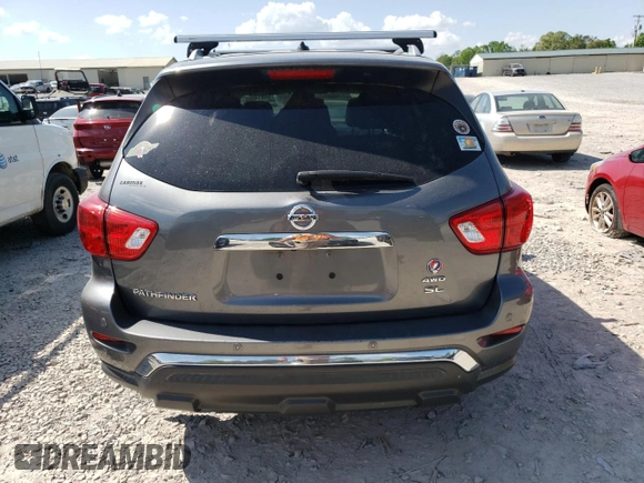 2018 Nissan Pathfinder S with VIN 5N1DR2MM9JC625671, listed as a Copart auction lot 54814865 with 168,899 mi miles and Salvage Title. Bid and sale history available at DreamBid. Image 6.