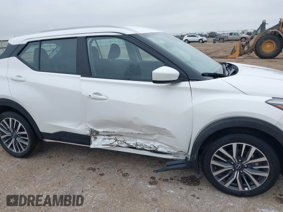 2023 Nissan Kicks SV with VIN 3N1CP5CV2PL470060, listed as a IAAI auction lot 42442763 with 35,827 mi miles and . Bid and sale history available at DreamBid. Image 6.