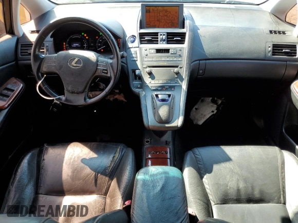 2010 Lexus HS with VIN JTHBB1BA6A2035497, listed as a Copart auction lot 74282974 with 204,367 mi miles and Salvage Title. Bid and sale history available at carsss.com. Image 8.