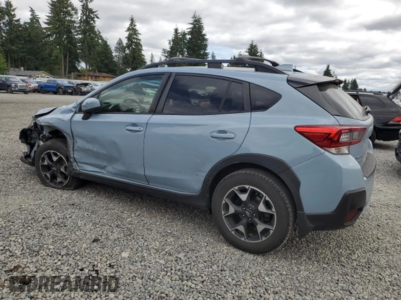 2020 Subaru Crosstrek Premium with VIN JF2GTAPC5L8243550, listed as a Copart auction lot 59637725 with 76,627 mi miles and Salvage title. Bid and sale history available at DreamBid. Image 2.