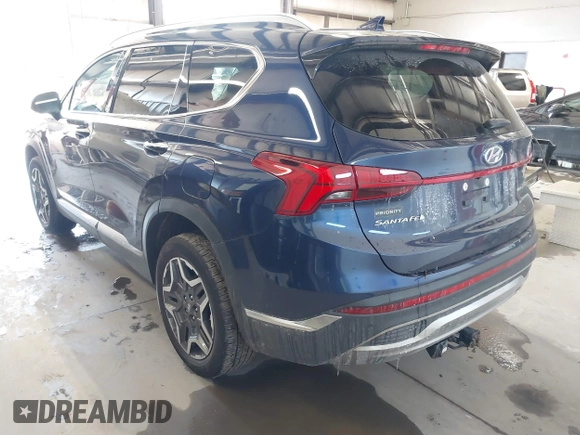 2023 Hyundai Santa Fe Limited with VIN 5NMS4DAL2PH582853, listed as a IAAI auction lot 41339454 with 34,519 mi miles. Bid and sale history available at carsss.com. Image 3.