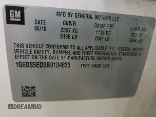 2011 Cadillac CTS Premium with VIN 1G6DS5ED3B0104833, listed as a Copart auction lot 41708285 with 160,261 mi miles and Salvage Title. Bid and sale history available at carsss.com. Image 14.