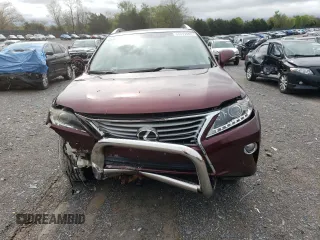 2013 Lexus RX 350 with VIN JTJBK1BA4D2034609, listed as a Copart auction lot 52022985 with 99,542 mi miles and Salvage Title. Bid and sale history available at carsss.com. Image 5.