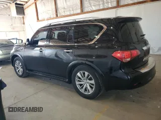2016 Infiniti QX80 Limited with VIN JN8AZ2NE6G9123242, listed as a Copart auction lot 56198345 with 114,478 mi miles and Salvage title. Bid and sale history available at DreamBid. Image 2.