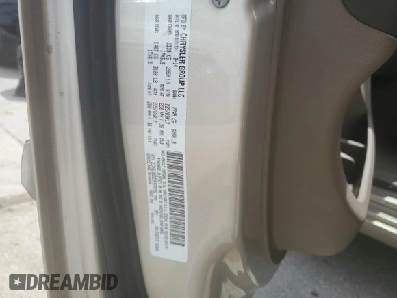 2014 Chrysler Town & Country Touring with VIN 2C4RC1BG2ER329276, listed as a Copart auction lot 59649794 with 153,235 mi miles and Salvage Title. Bid and sale history available at DreamBid. Image 13.