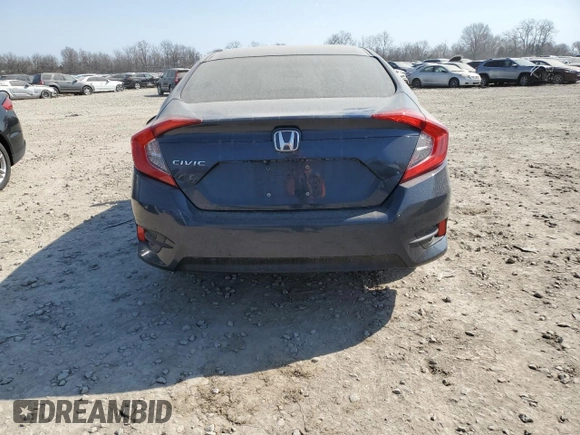 2017 Honda Civic Sedan LX with VIN 19XFC2F59HE000663, listed as a Copart auction lot 48856145 with 0 mi miles and Salvage Title. Bid and sale history available at carsss.com. Image 6.