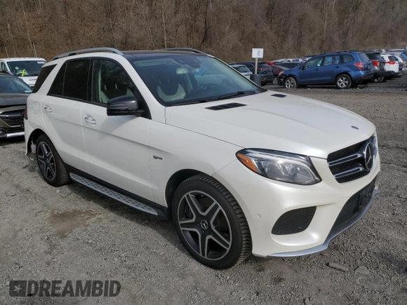 2018 Mercedes-Benz GLE 43 AMG with VIN 4JGDA6EB7JA998084, listed as a Copart auction lot 52675415 with 133,405 mi miles and Salvage Title. Bid and sale history available at DreamBid. Image 4.