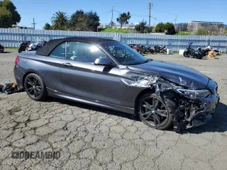 2016 BMW 2 Series M235i with VIN WBA1M1C58GV394704, listed as a Copart auction lot 46926065 with 69,352 mi miles and Salvage Title. Bid and sale history available at carsss.com. Image 4.