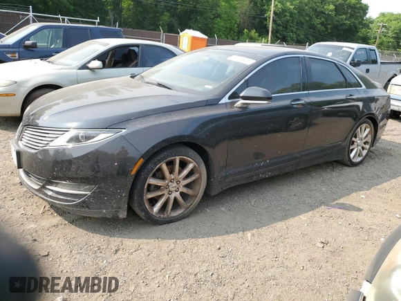 2014 Lincoln MKZ with VIN 3LN6L2G90ER826416, listed as a Copart auction lot 58973625 with 110,272 mi miles and Salvage title. Bid and sale history available at DreamBid. Image 1.