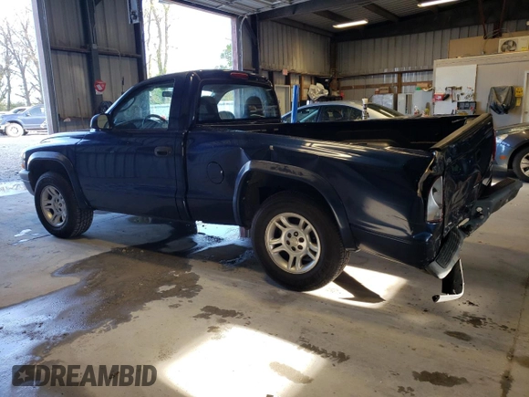 2004 Dodge Dakota with VIN 1D7FL16K34S535016, listed as a Copart auction lot 50445804 with 215,635 mi miles and Salvage Title. Bid and sale history available at carsss.com. Image 2.