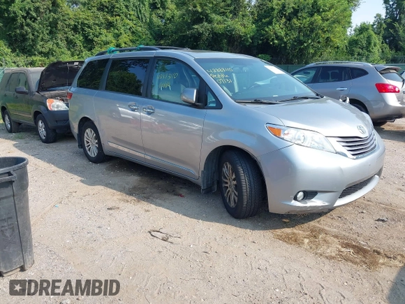 2017 Toyota Sienna XLE Auto Access Seat with VIN 5TDYZ3DC8HS861398, listed as a IAAI auction lot 42883110 with 110,702 mi miles and . Bid and sale history available at DreamBid. Image 1.