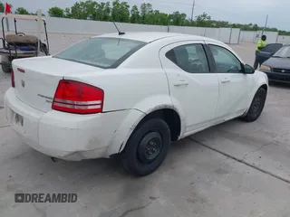 2010 Dodge Avenger SXT with VIN 1B3CC4FB4AN121656, listed as a IAAI auction lot 42028206 with 283,457 mi miles. Bid and sale history available at carsss.com. Image 4.