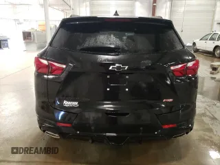 2019 Chevrolet Blazer RS with VIN 3GNKBJRS0KS608665, listed as a Copart auction lot 53233515 with 69,489 mi miles and Salvage title. Bid and sale history available at DreamBid. Image 6.