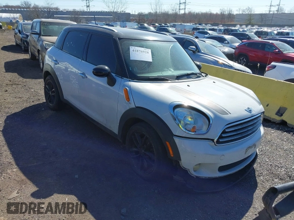 2012 MINI Countryman with VIN WMWZB3C50CWM03775, listed as a IAAI auction lot 41876928 with 151,366 mi miles and . Bid and sale history available at DreamBid. Image 1.