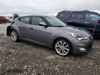 2015 Hyundai Veloster with VIN KMHTC6AD2FU229477, listed as a Copart auction lot 80378784 with 82,690 mi miles and Salvage Title. Bid and sale history available at carsss.com. Image 4.