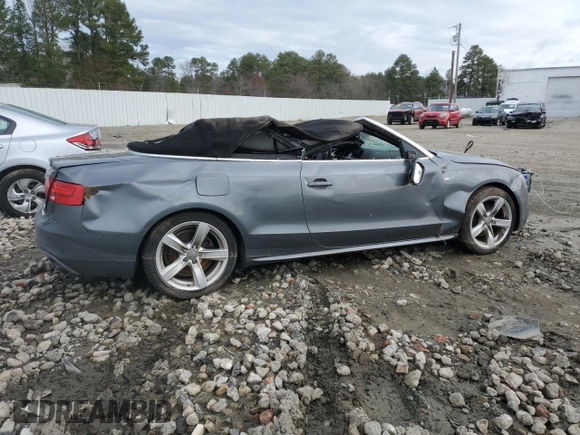 2016 Audi A5 Premium Plus with VIN WAUM2AFH4GN009521, listed as a Copart auction lot 50829865 with 111,379 mi miles and Salvage Title. Bid and sale history available at carsss.com. Image 3.