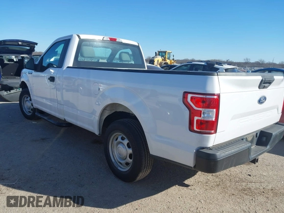 2018 Ford F-150 XL with VIN 1FTMF1CB6JKE06101, listed as a IAAI auction lot 41411228 with 34,612 mi miles. Bid and sale history available at carsss.com. Image 3.