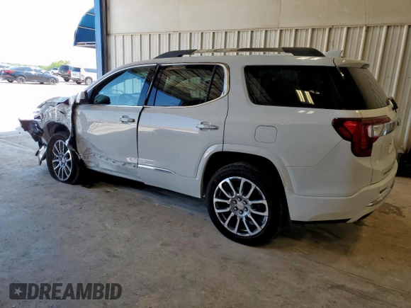 2023 GMC Acadia Denali with VIN 1GKKNPLSXPZ195597, listed as a Copart auction lot 61125815 with 7,564 mi miles and Salvage title. Bid and sale history available at DreamBid. Image 2.