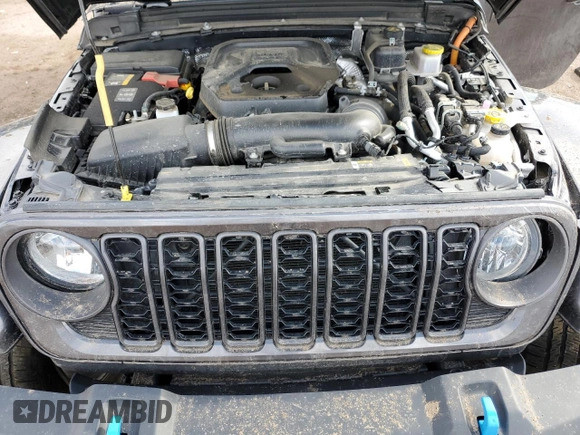 2024 Jeep Wrangler Sport S with VIN 1C4RJXN64RW202828, listed as a Copart auction lot 54202415 with 30,459 mi miles and Salvage title. Bid and sale history available at DreamBid. Image 12.
