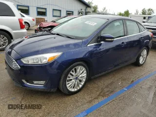 2017 Ford Focus Titanium с VIN 1FADP3J25HL291643, выставлен на аукционе Copart как лот 57657615 с пробегом 174 582 миль миль и Списание • Salvage title. История ставок и продаж доступна на DreamBid. Изображение 1.
