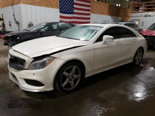 2016 Mercedes-Benz CLS with VIN WDDLJ6HB2GA175461, listed as a Copart auction lot 48243065 with 136,040 mi miles and Salvage Title. Bid and sale history available at carsss.com. Image 1.