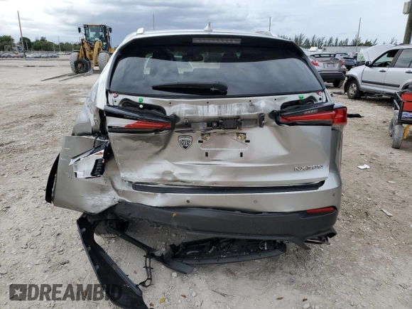 2021 Lexus NX 300 z VIN JTJDARBZ1M5034193, wystawiony jako Copart lot #59734795 z przebiegiem 56 958 mil mil oraz Szkoda całkowita • Salvage title. Historia ofert i sprzedaży dostępna na DreamBid. Obrazek 6.