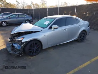 2015 Lexus IS 250 with VIN JTHBF1D20F5062355, listed as a IAAI auction lot 38318601 with 188,285 mi miles. Bid and sale history available at carsss.com. Image 17.