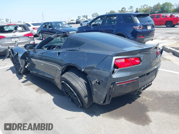 2014 Chevrolet Corvette 2LT with VIN 1G1YD2D75E5120437, listed as a IAAI auction lot 42588343 with Not provided miles and . Bid and sale history available at DreamBid. Image 3.