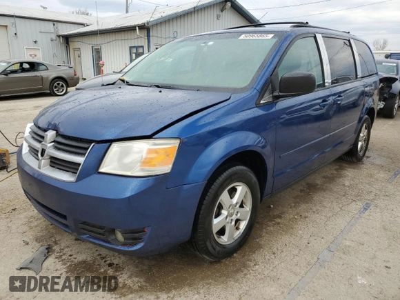 2010 Dodge Grand Caravan Hero with VIN 2D4RN3D15AR390052, listed as a Copart auction lot 50965865 with 159,741 mi miles and Salvage Title. Bid and sale history available at DreamBid. Image 1.