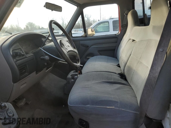 1996 Ford F-150 with VIN 1FTEF14N0TLB06564, listed as a Copart auction lot 42989175 with 185,893 mi miles and Salvage title. Bid and sale history available at DreamBid. Image 7.