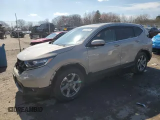 2019 Honda CR-V EX with VIN 2HKRW1H52KH505734, listed as a Copart auction lot 50371485 with 108,281 mi miles and Salvage Title. Bid and sale history available at DreamBid. Image 1.