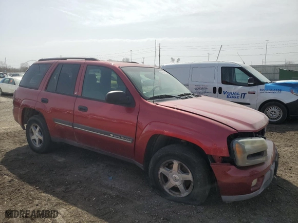 2002 Chevrolet TrailBlazer LS with VIN 1GNDT13S422462068, listed as a Copart auction lot 46504315 with 234,984 mi miles and Salvage Title. Bid and sale history available at carsss.com. Image 4.