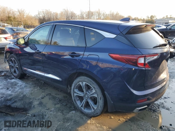 2023 Acura RDX w/Advance Package with VIN 5J8TC2H73PL016155, listed as a Copart auction lot 88706655 with 13,962 mi miles and Salvage Title. Bid and sale history available at carsss.com. Image 2.