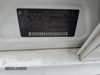 2011 BMW 3 Series 328i z VIN WBAPH7G53BNM58989, wystawiony jako Copart lot #79000604 z przebiegiem Nie podano mil oraz Nie do naprawy • Non repairable. Historia ofert i sprzedaży dostępna na DreamBid. Obrazek 13.