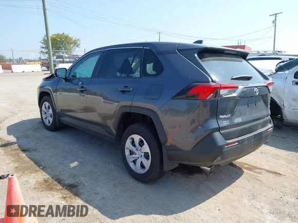 2024 Toyota RAV4 LE with VIN 2T3H1RFV2RW331629, listed as a IAAI auction lot 40160971 with 318 mi miles. Bid and sale history available at carsss.com. Image 3.