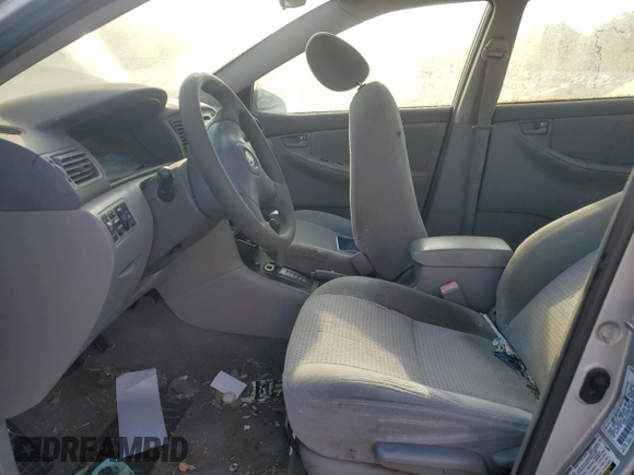 2008 Toyota Corolla CE with VIN 1NXBR32EX8Z969863, listed as a Copart auction lot 55164615 with Not Provided miles and Clean Title. Bid and sale history available at DreamBid. Image 7.